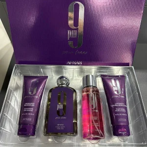 Kit 4 Piezas 9pm Pour Femme Afnan