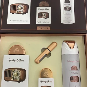Kit 4 Piezas Vintage Radio